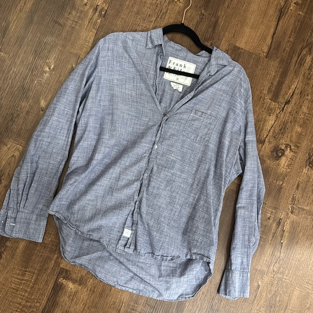 Frank & Eileen “Eileen” Chambray Blouse